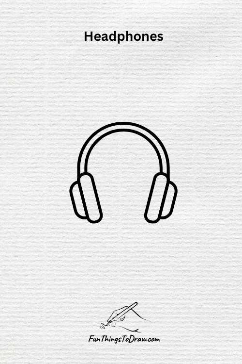 Headphone drawing
