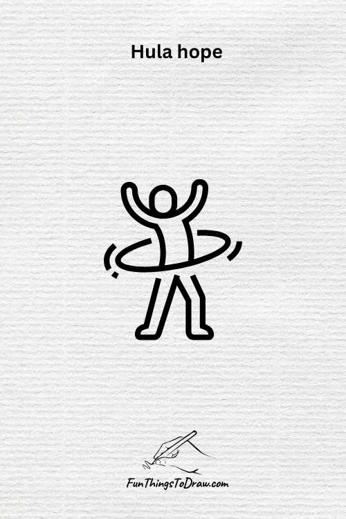 Hula hope drawing