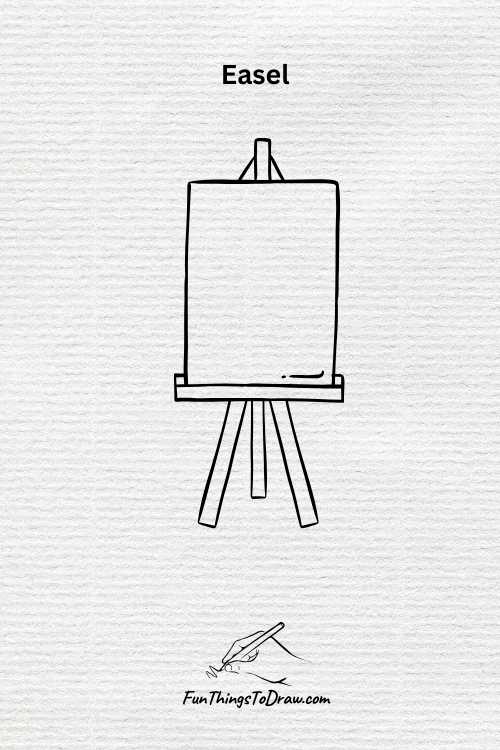 Easel drawing idea