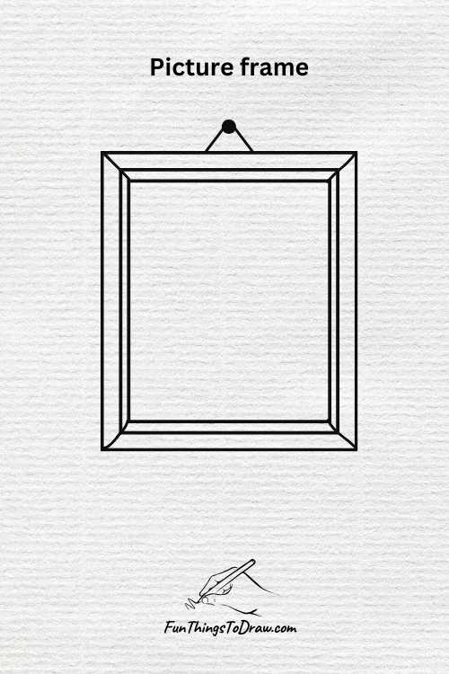 Picture frame drawing