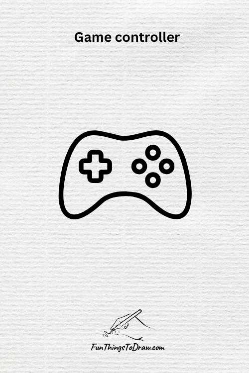 170 Game controller drawing (fun things to draw when bored)
