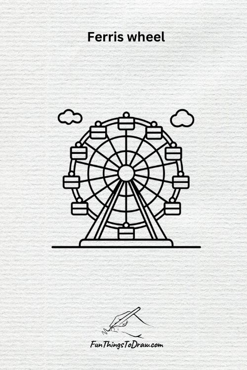 ferris wheel drawing