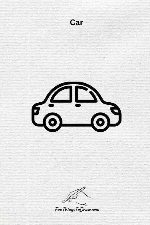 Car Drawing - Fun Things To Draw When Bored 