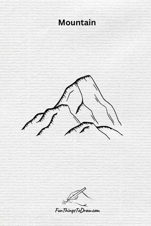 Mountain drawing