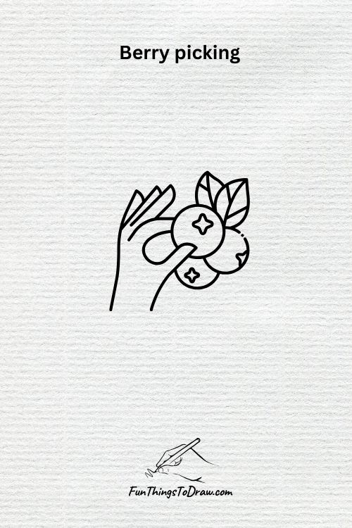 cherry picking drawing