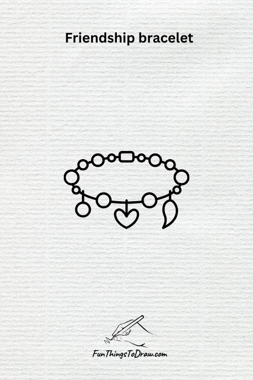 friendship bracelet drawing