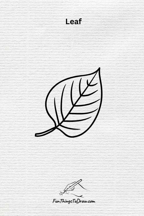 Leaf drawing