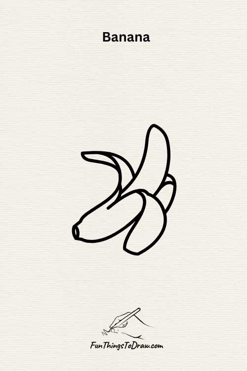 Fun Things To Draw (banana drawing)