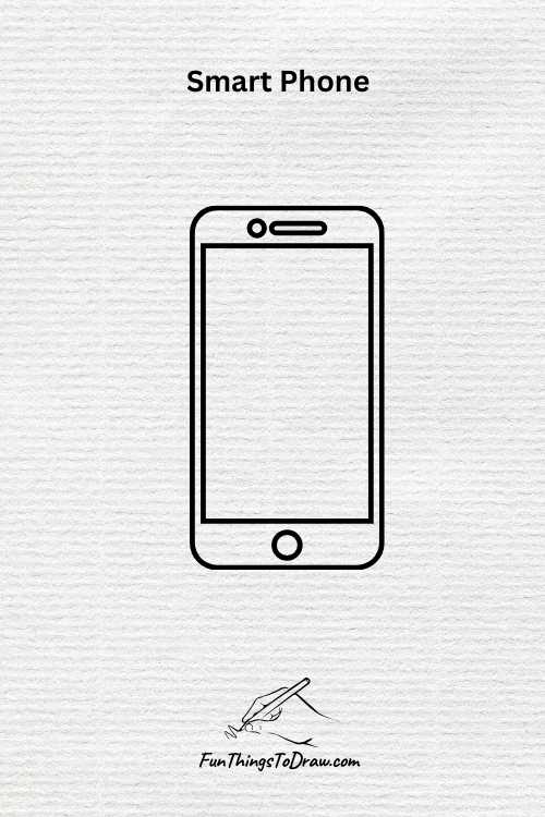 Smartphone drawing