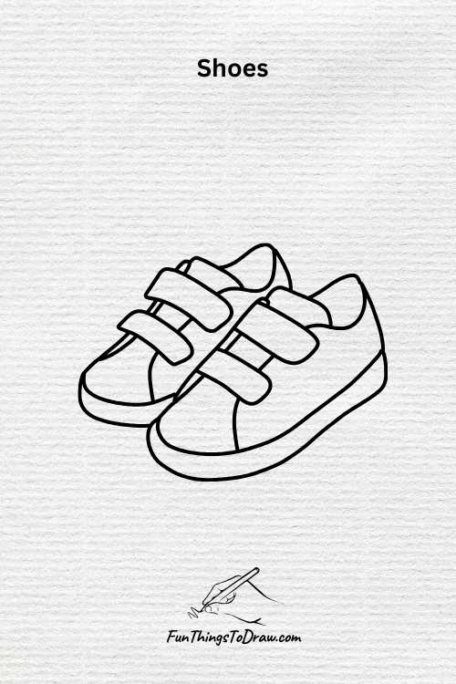 Shoes drawing