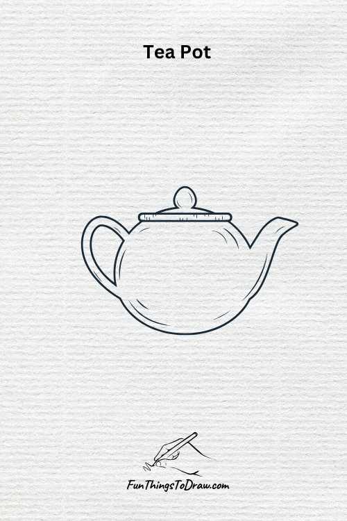 Tea put drawing