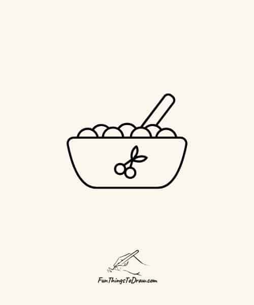 A bowl of cranberry