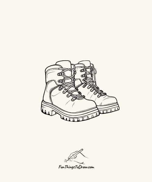 Leather boots