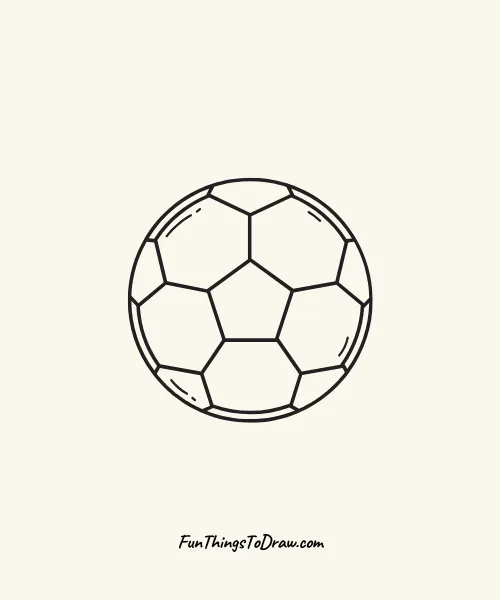 Soccer Ball Drawing