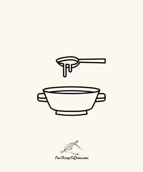 Soup in a bowl