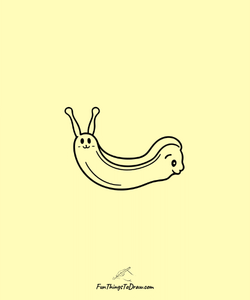 Banana Slug Drawing