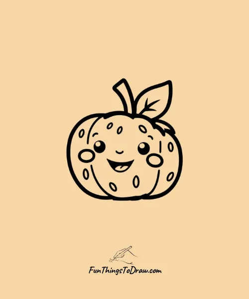 Cheeky Blackberry Drawing