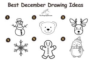 December Drawing Ideas