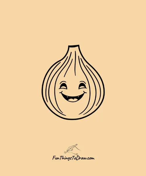 Grinning Fig Drawing