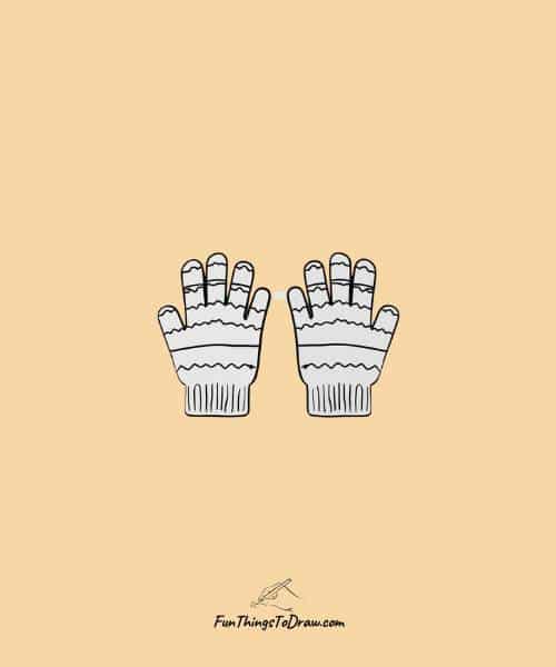 Patterned gloves