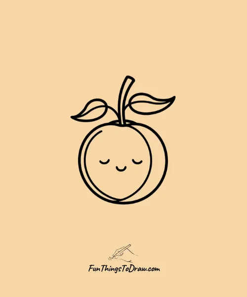 Peaceful Plum Drawing