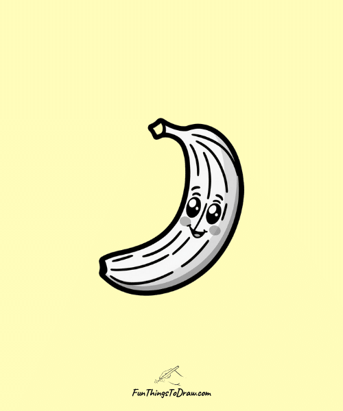 Banana Cartoon Drawing