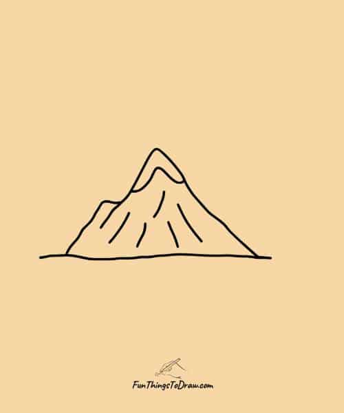 snow-covered mountain