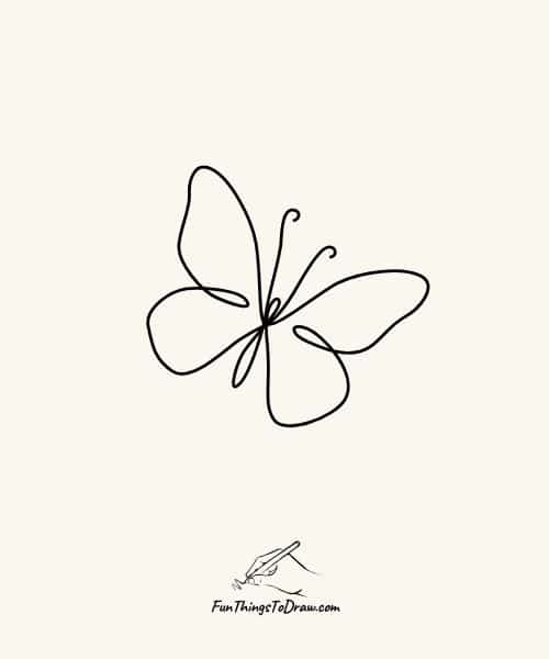Butterfly drawing