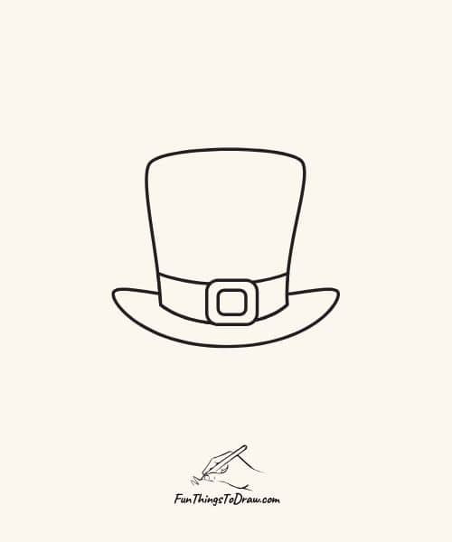 Leprechaun hat drawing