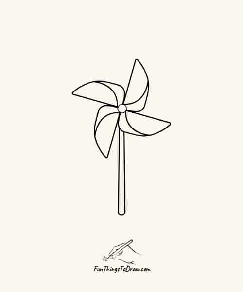 Pinwheel drawing