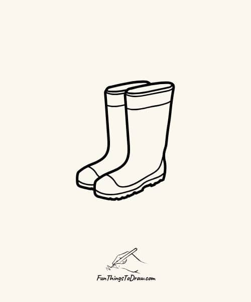 Rain Boots drawing
