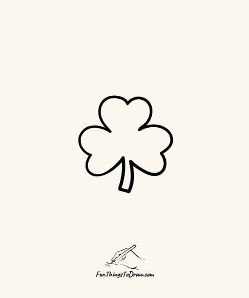 Shamrock drawing
