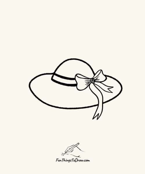 Drawing of Spring hat
