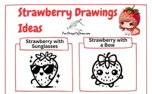 Strawberry Drawing Ideas