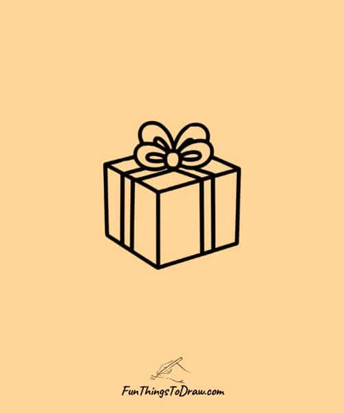 bow on a present box