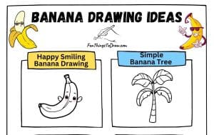 Easy Cute Banana Drawings