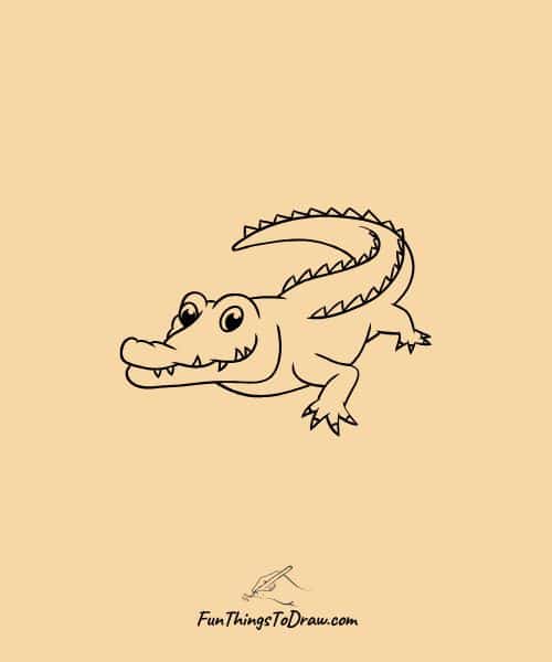 Crocodile Drawing