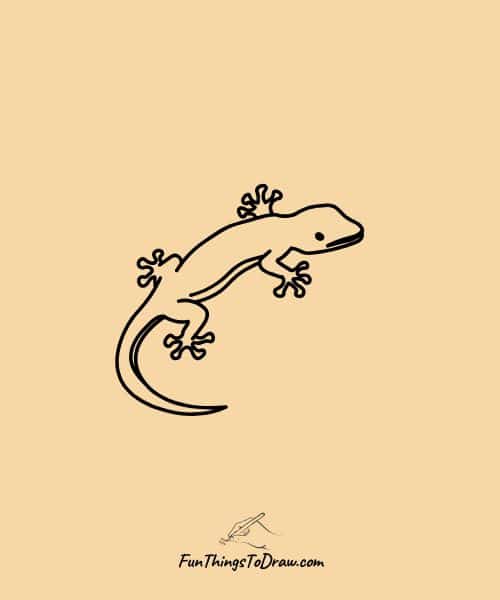 Gecko Drawing