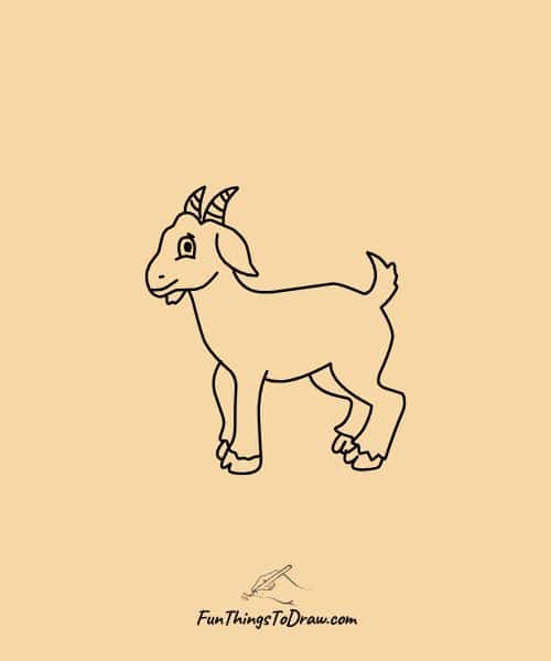 Goat drawing