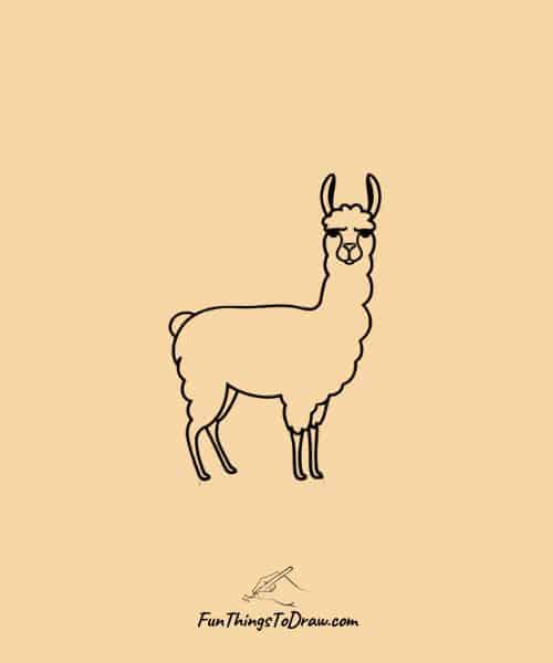 Llama Drawing