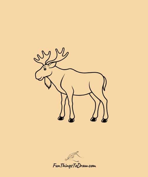 Moose Drawing