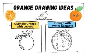 Orange Drawing Ideas