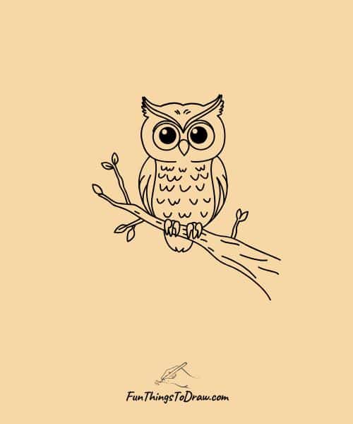 Owl on a tree