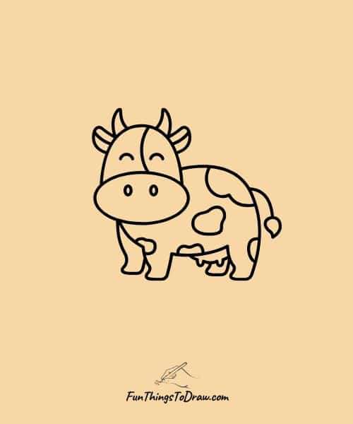 Cow Drawing