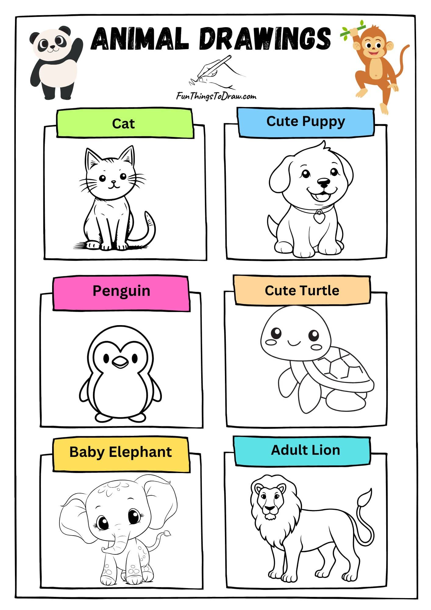 Animal Drawing Ideas