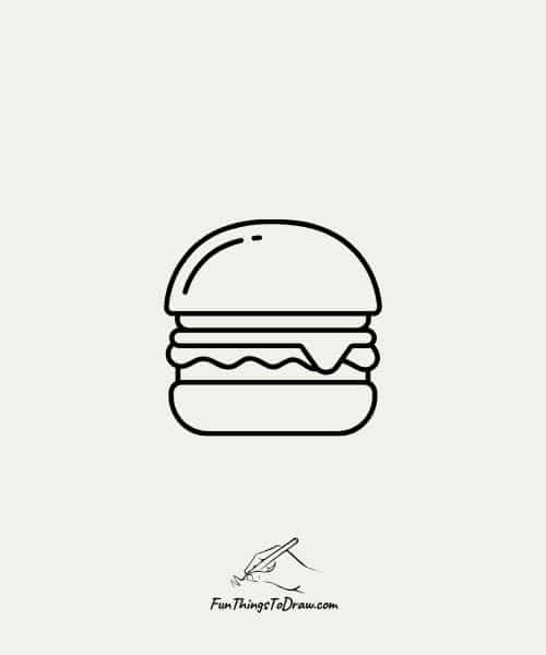 Burger Drawing
