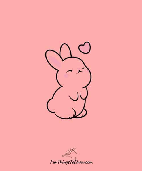 Drawing Ideas for girls - Cartoon Bunny