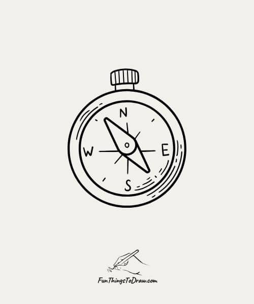 Compass Drawing