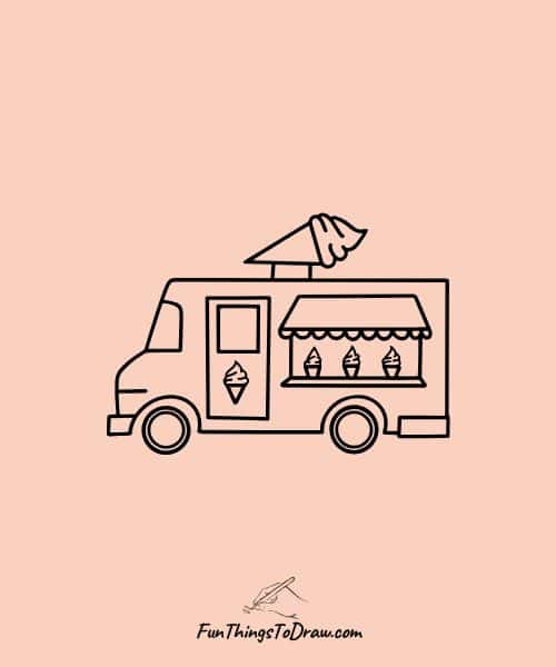 Ice cream truck (June Drawings)