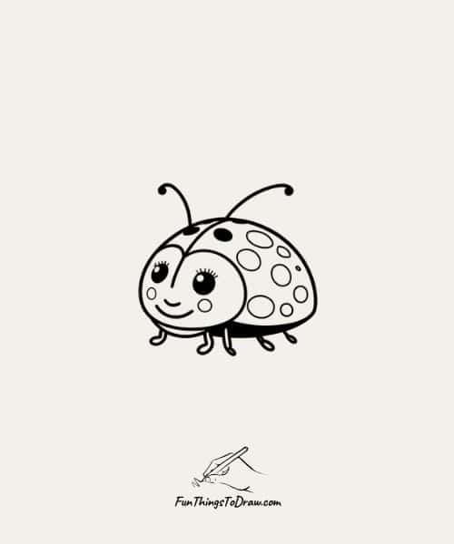 Ladybug drawing